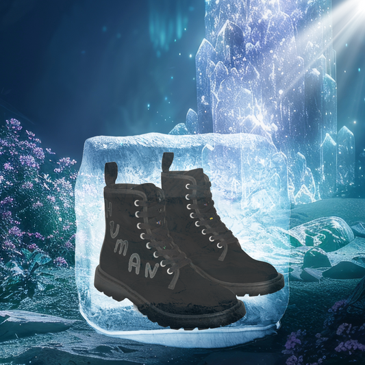 Human Forever Men's Canvas Boots in Black