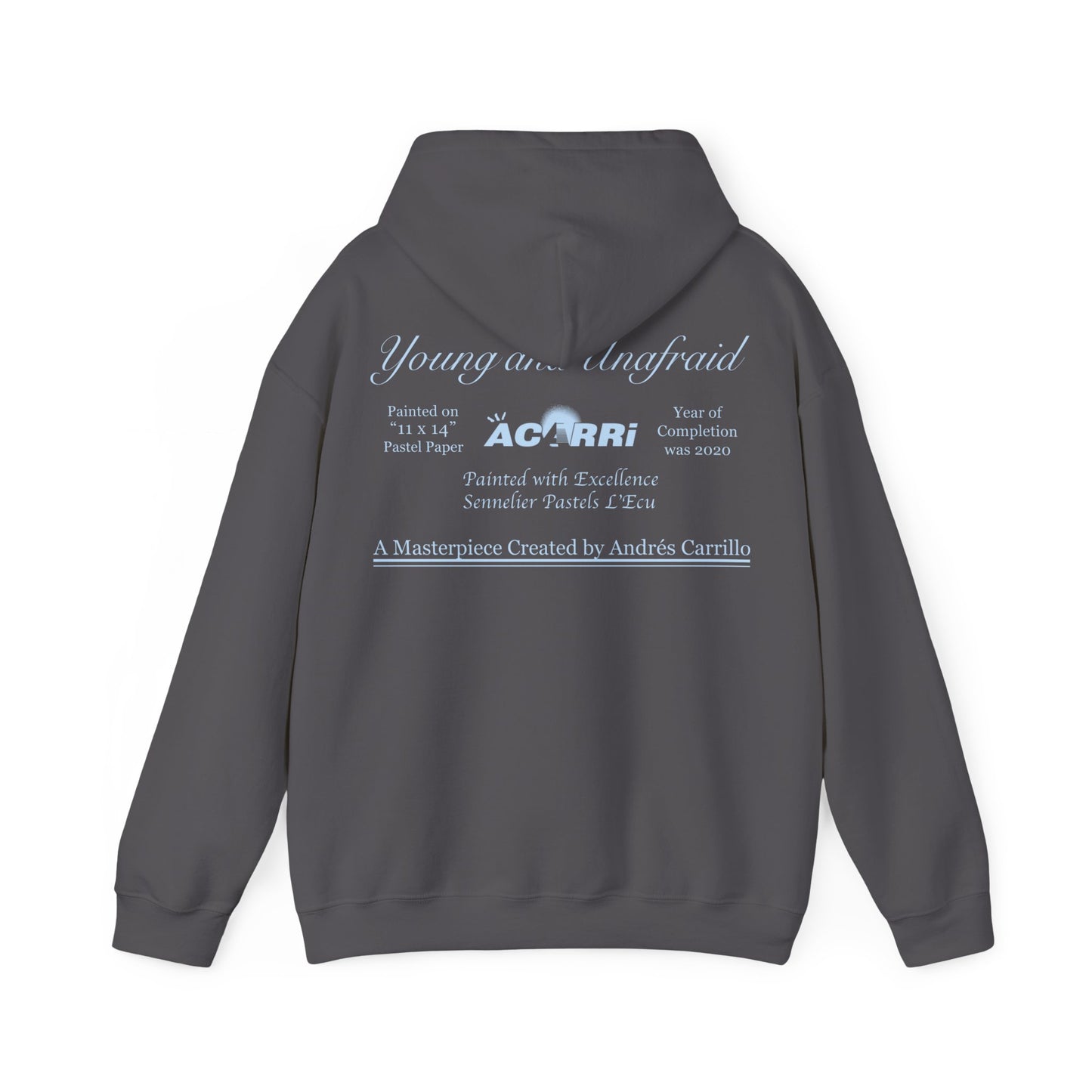 Limited Edition Walking Art "Young and Unafraid" Hoodie by Andres Carrillo