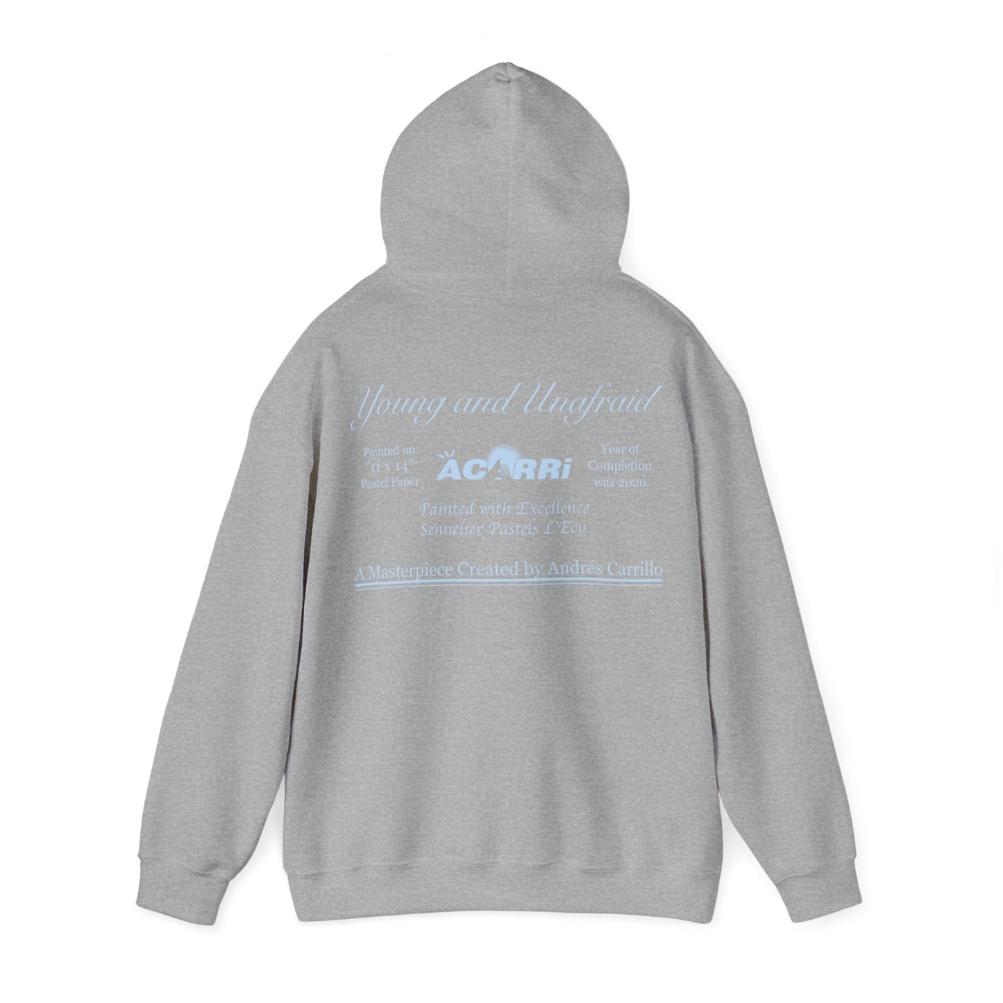 Limited Edition Walking Art "Young and Unafraid" Hoodie by Andres Carrillo