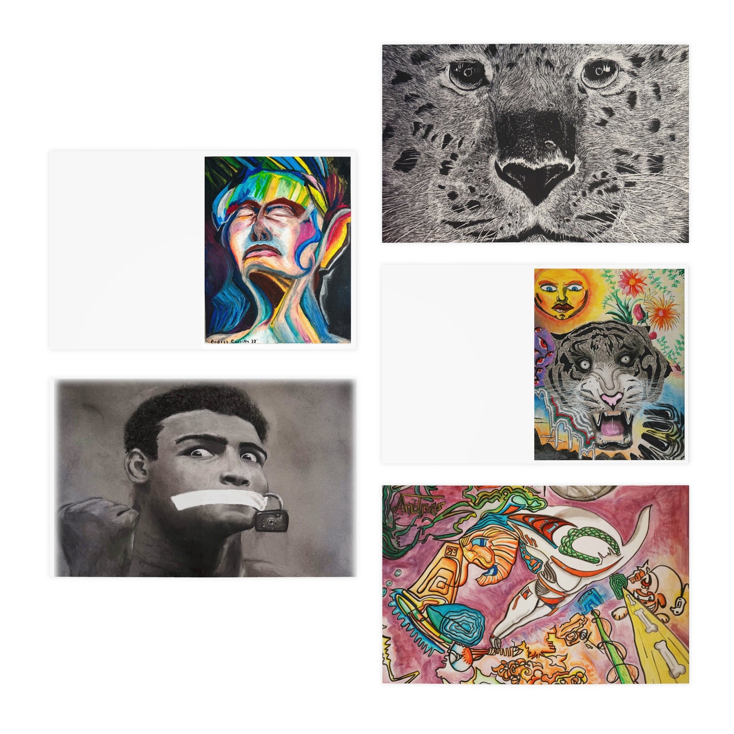 ACARRi Expressions: 5-Piece Art Card Set