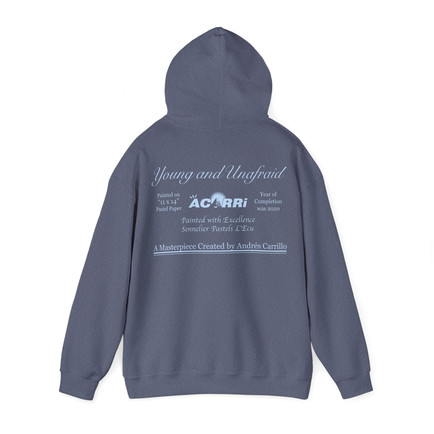 Limited Edition Walking Art "Young and Unafraid" Hoodie by Andres Carrillo