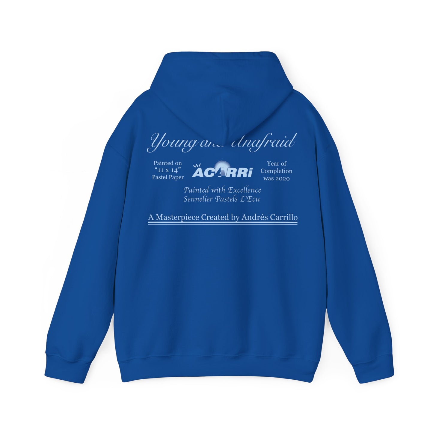 Limited Edition Walking Art "Young and Unafraid" Hoodie by Andres Carrillo