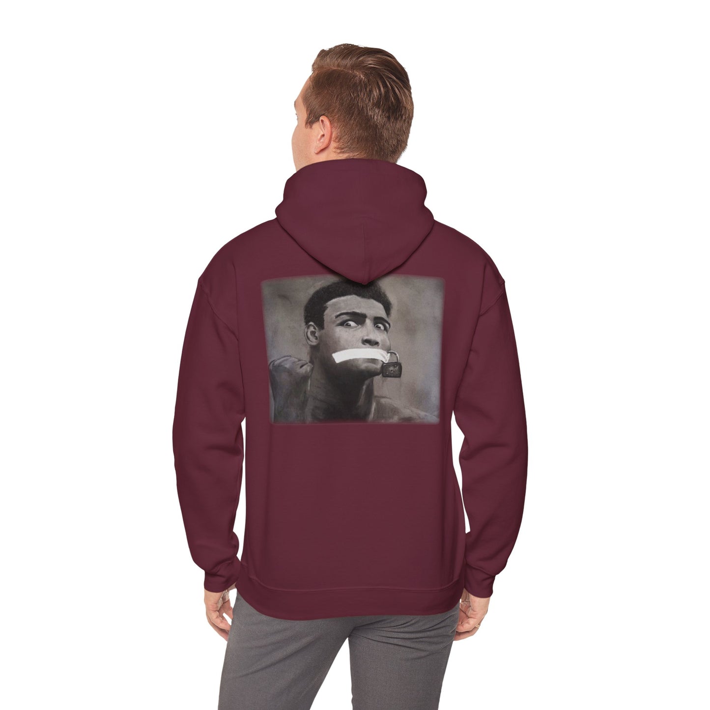 Walking Art "Loud Mouth" Hoodie by Andres Carrillo
