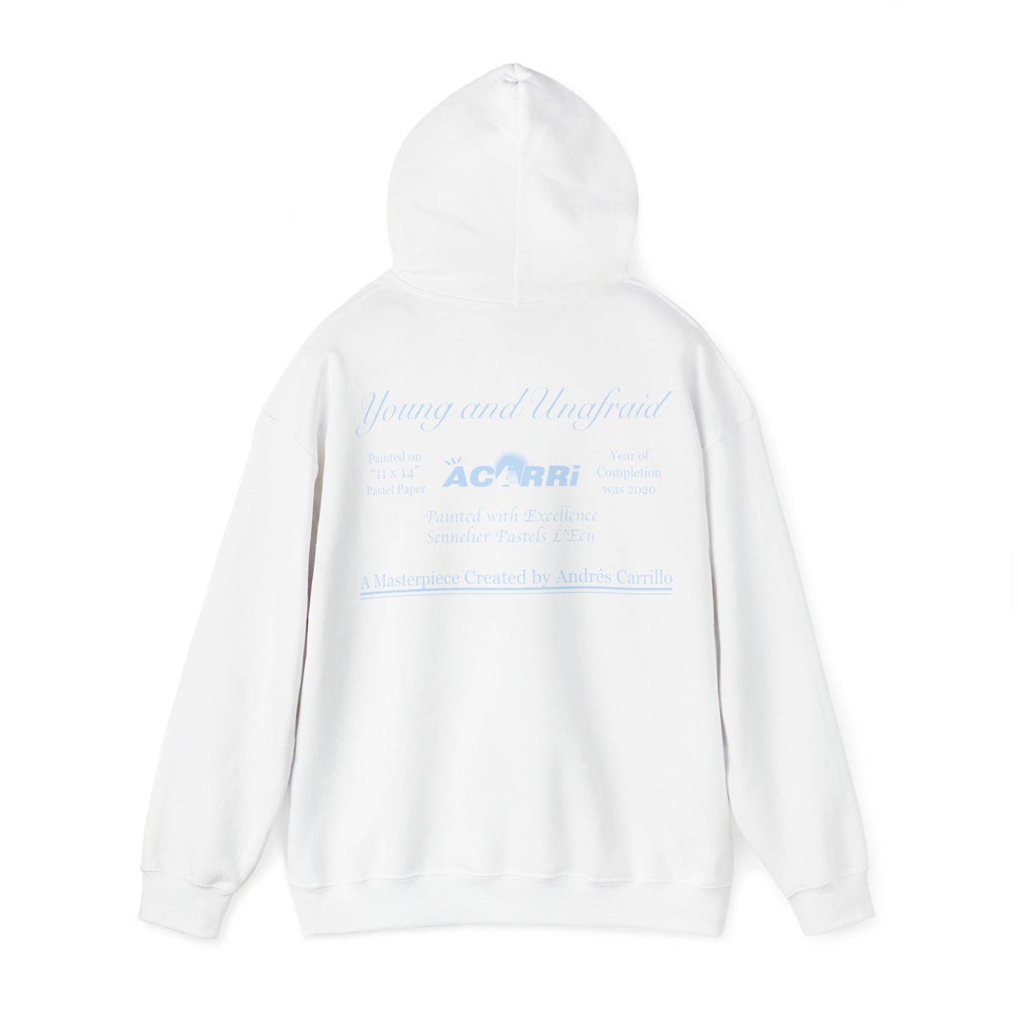 Limited Edition Walking Art "Young and Unafraid" Hoodie by Andres Carrillo