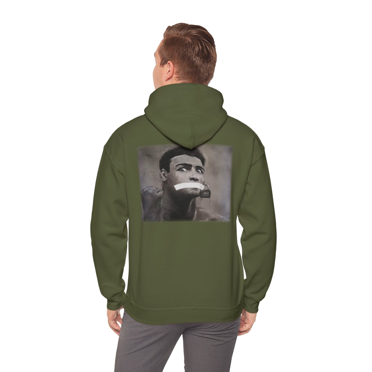 Walking Art "Loud Mouth" Hoodie by Andres Carrillo