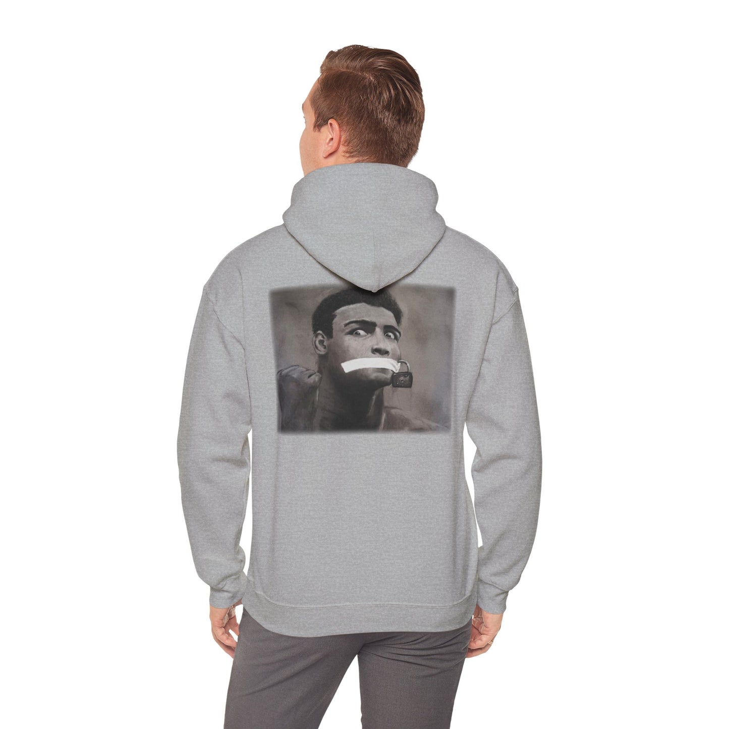 Walking Art "Loud Mouth" Hoodie by Andres Carrillo