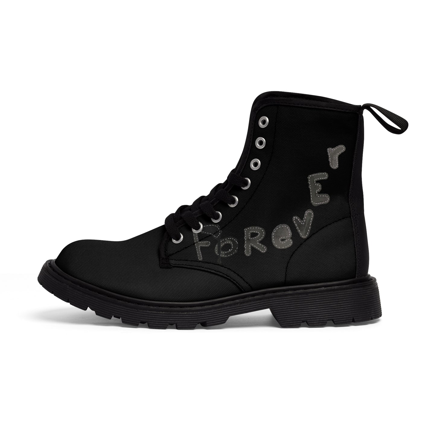 Human Forever Men's Canvas Boots in Black