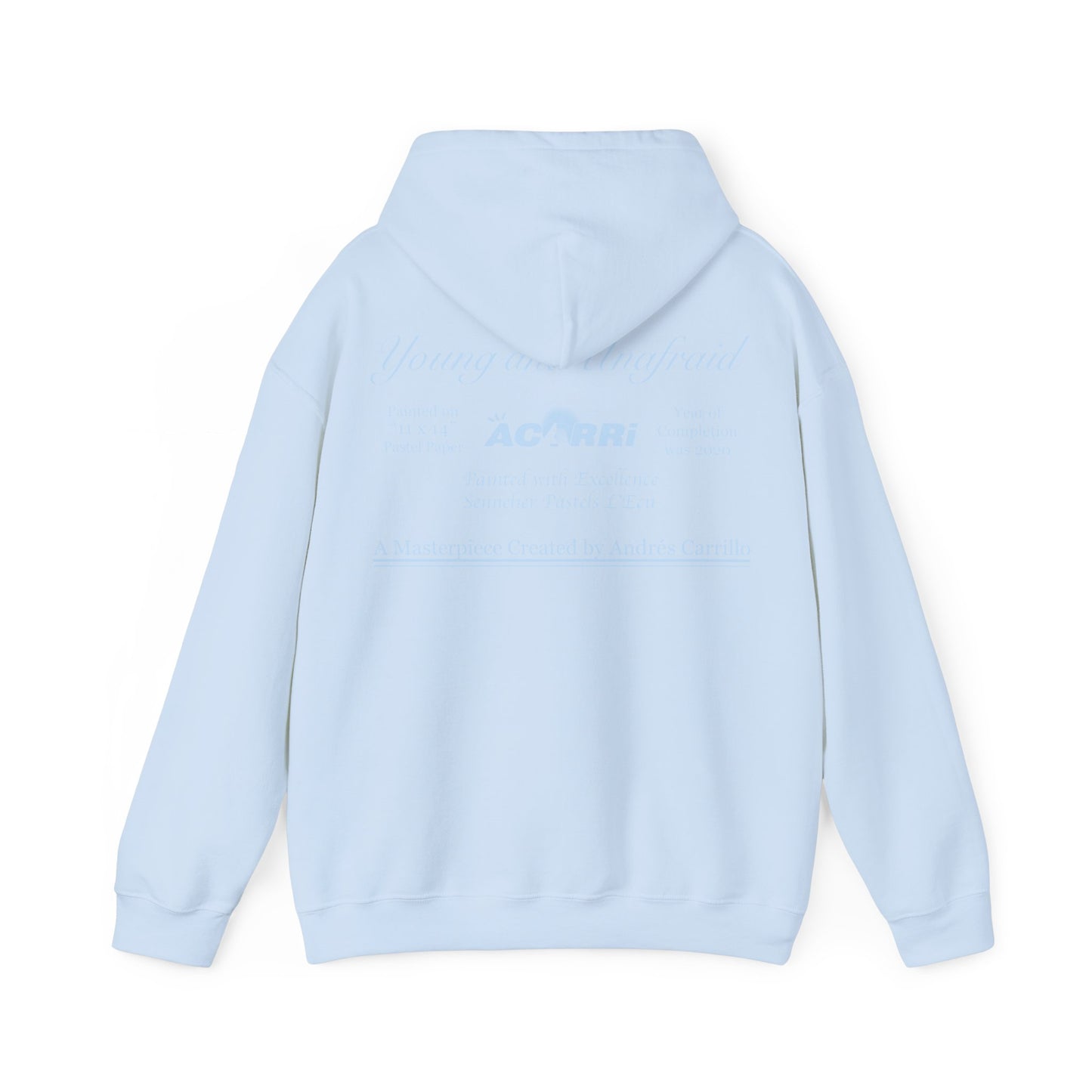 Limited Edition Walking Art "Young and Unafraid" Hoodie by Andres Carrillo