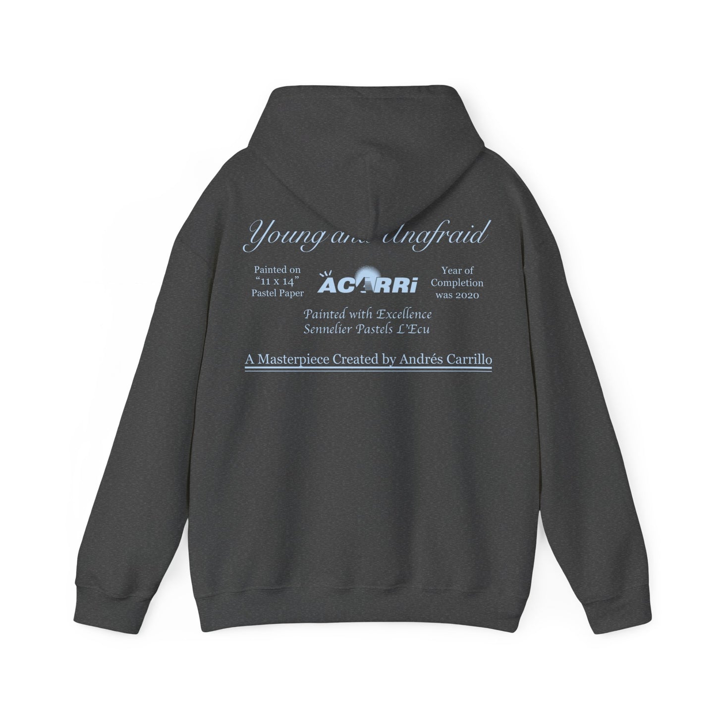 Limited Edition Walking Art "Young and Unafraid" Hoodie by Andres Carrillo