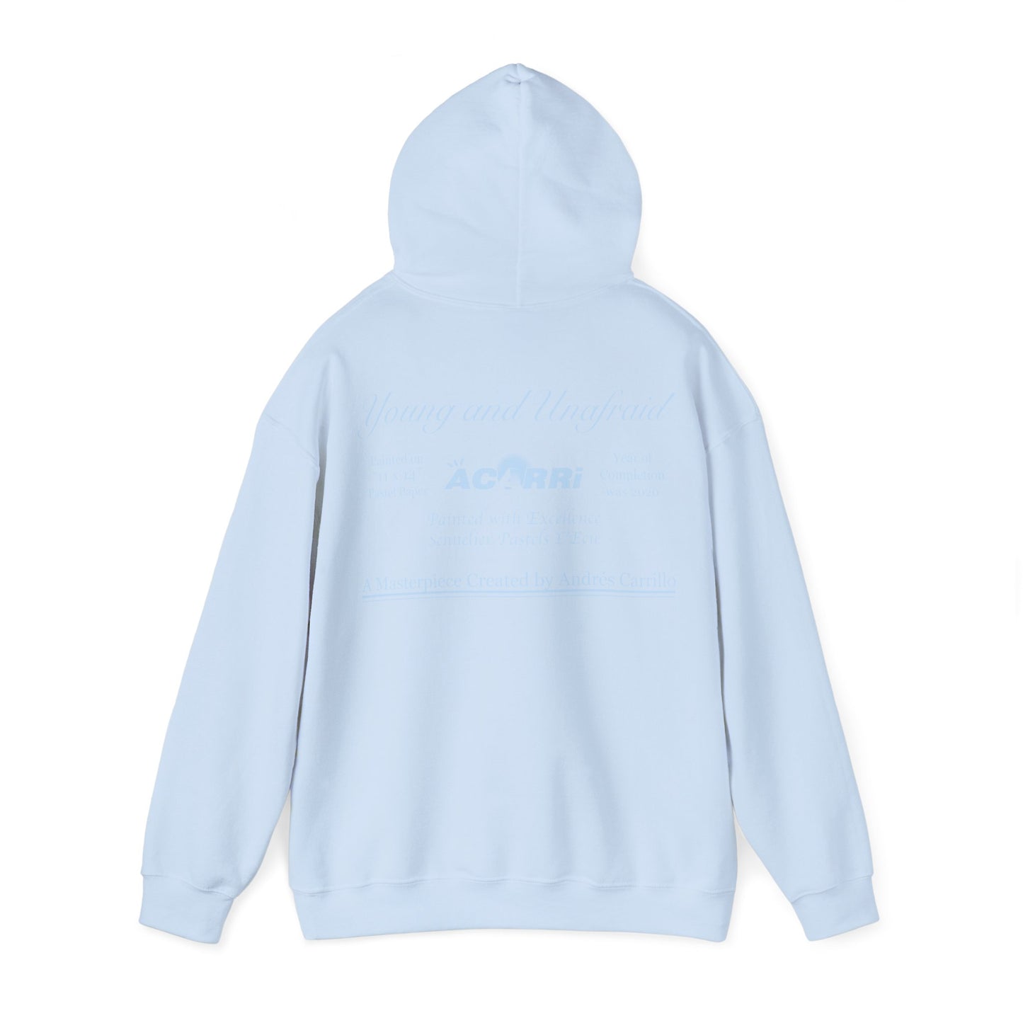 Limited Edition Walking Art "Young and Unafraid" Hoodie by Andres Carrillo
