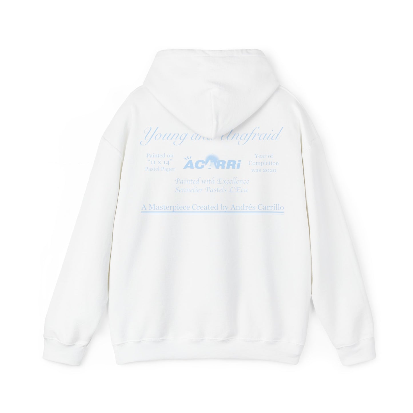 Limited Edition Walking Art "Young and Unafraid" Hoodie by Andres Carrillo