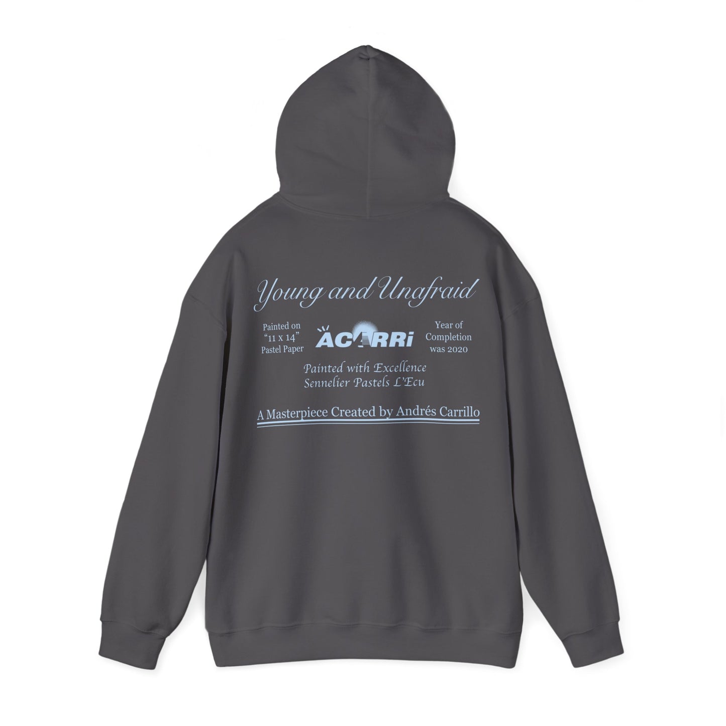 Limited Edition Walking Art "Young and Unafraid" Hoodie by Andres Carrillo