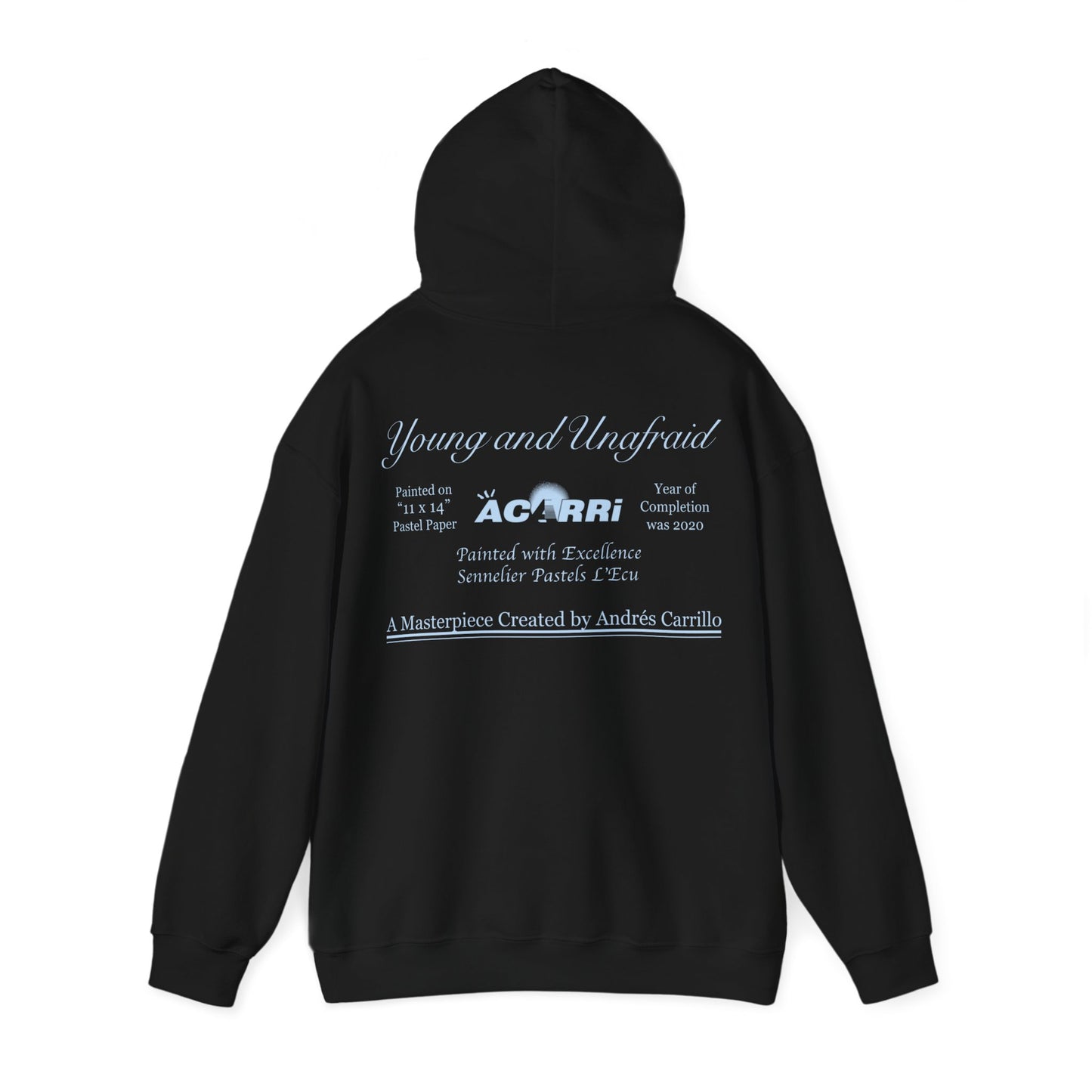 Limited Edition Walking Art "Young and Unafraid" Hoodie by Andres Carrillo