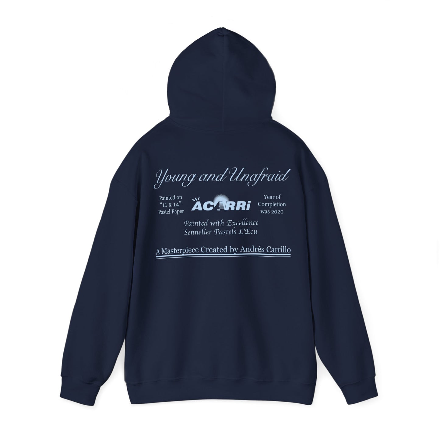 Limited Edition Walking Art "Young and Unafraid" Hoodie by Andres Carrillo