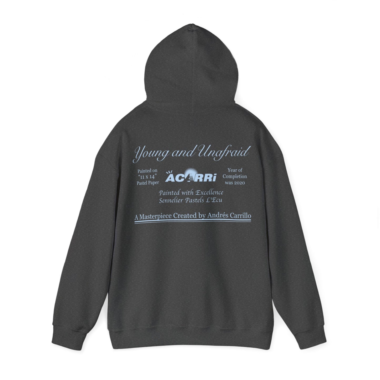 Limited Edition Walking Art "Young and Unafraid" Hoodie by Andres Carrillo